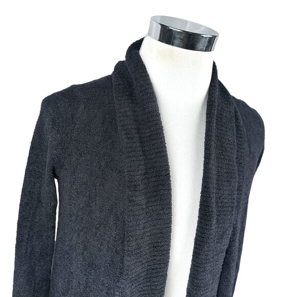 Barefoot Dreams Bamboo Chic Lite Circle Cardigan Sweater Womens Medium Dark Navy - Picture 2 of 10